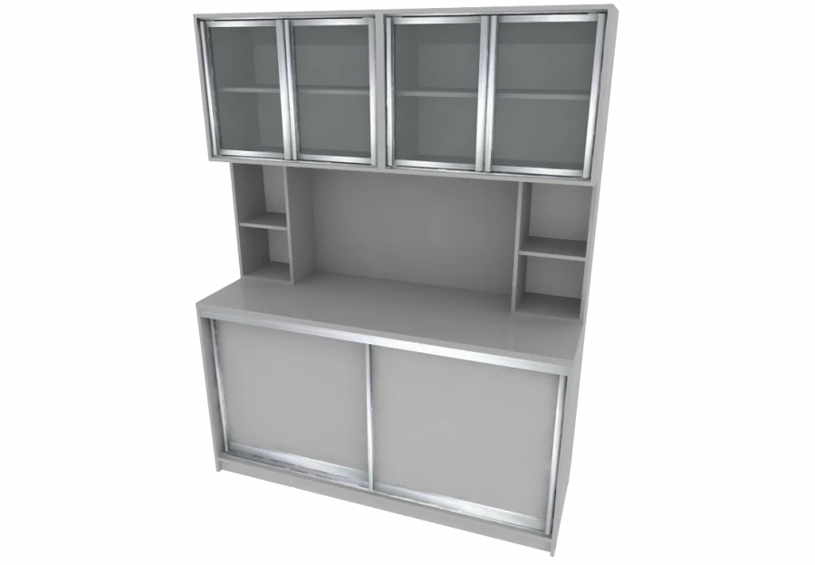 Storage module with extension 1650x600x2100mm (WxHxH)