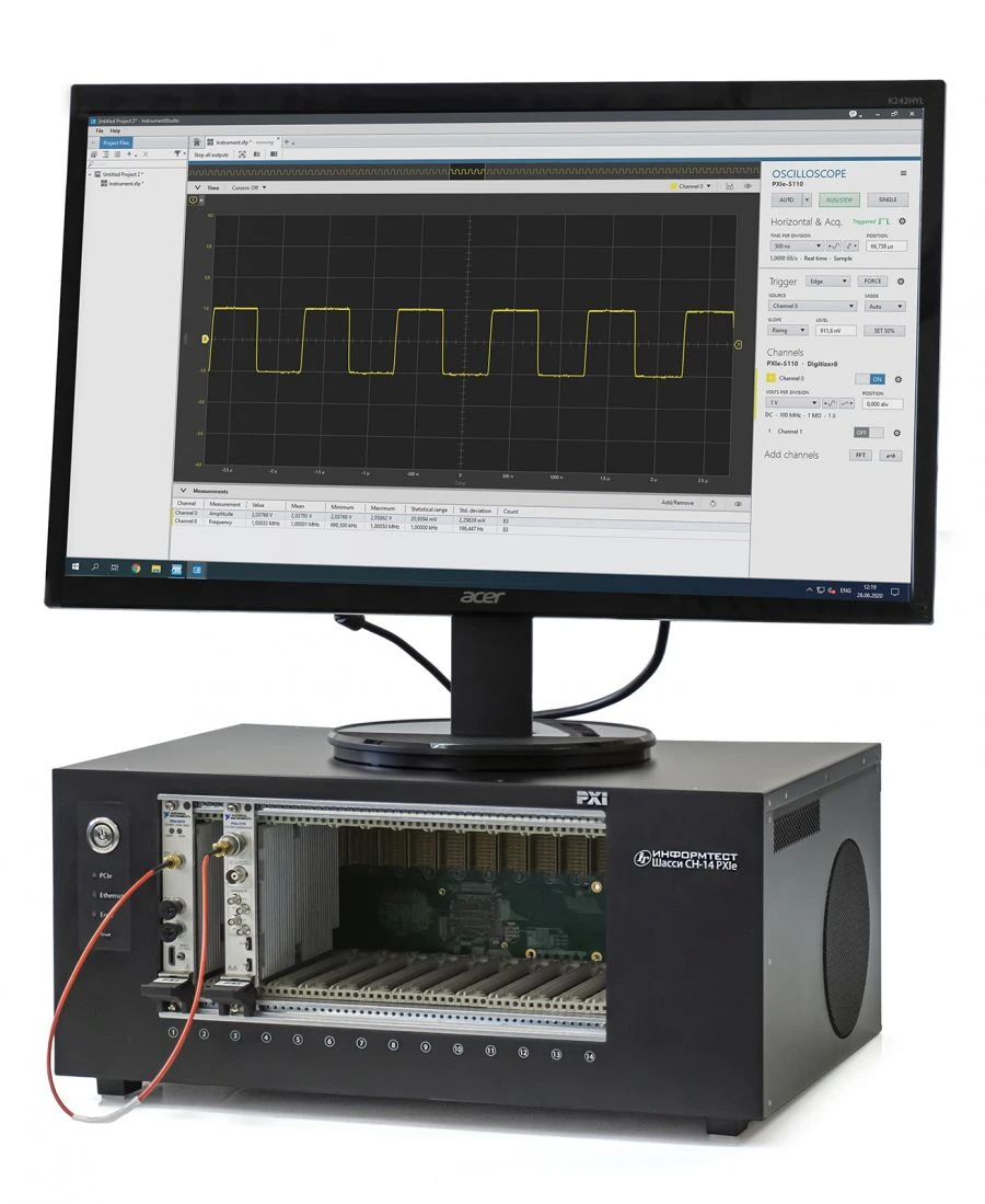 CH-14 PXIe-PC chassis