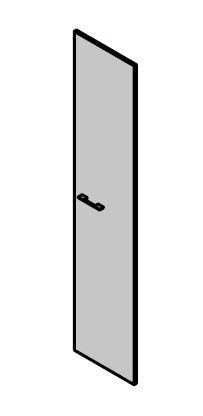 High MDF door
