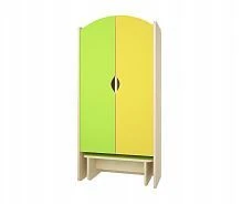 Children's 2-seater cupboard with banquette