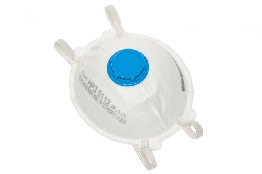 Filtering half-mask for protection against aerosols with exhalation valve "NRZ-0112" (FFP2 NR D)
