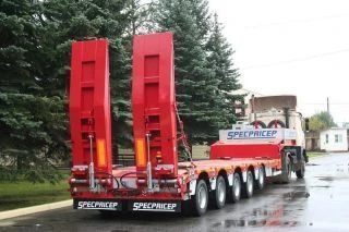 Semi-trailers low frame five-axle, com. nam. 9942L5 (modifications from 9942L5-00 to 9942L5-10)