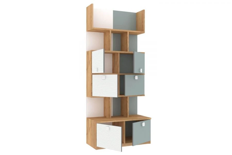 Art Nouveau type 1 LD.520190.000 SP Shelving unit 900 cabinet (Oak gold )