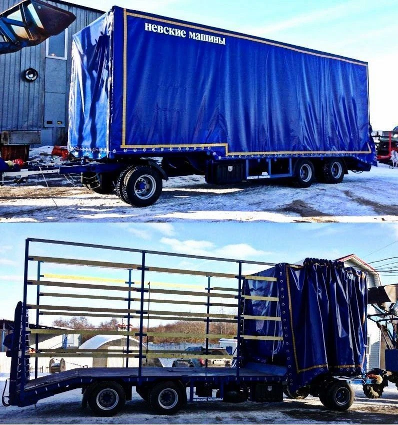 Trailer 83693G, with air suspension or spring-balanced suspension, with tyres 235/75R17.5 or 385/65R22.