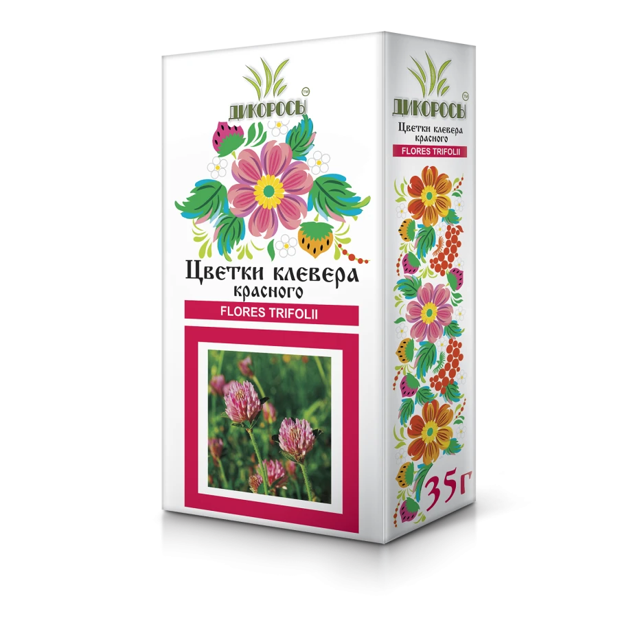 Flowers of red clover