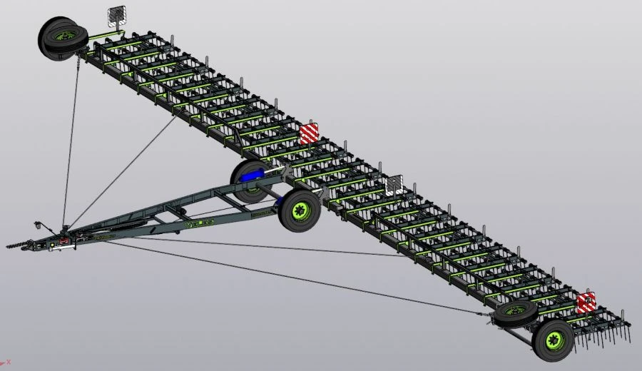 Medium spring harrow VELES ??-21.?