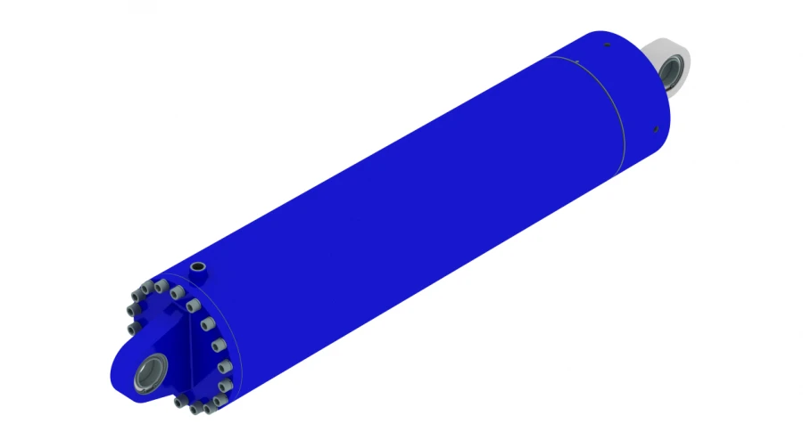 Hydraulic cylinder 1211.00.00.00.00 ((250x220x170)x110-3360, mm), 16MPa