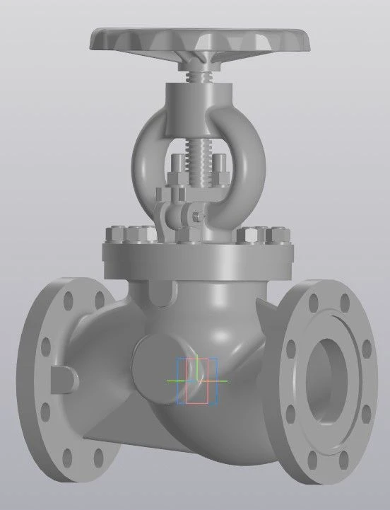 Shut-off valves of carbon, alloyed and stainless steel, type STK-KZ.