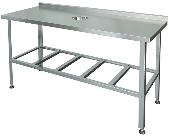 Industrial table for waste collection SPSO-1-0,7/0,95