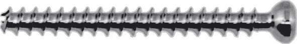 Cannulated screws, Ø 4,0 mm, length 30 mm to 50 mm, pitch 1 mm, article 004.04.XX