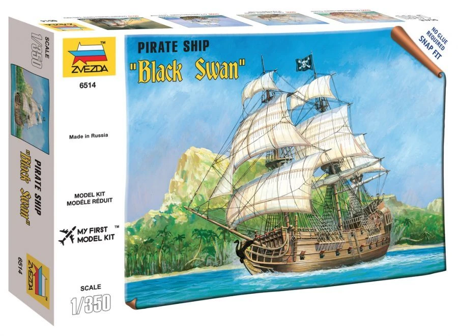 Assembled model "Black Swan"