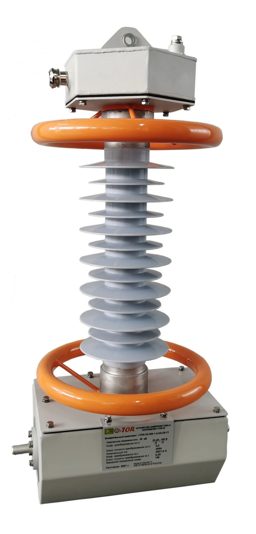 Current and voltage measuring device in high voltage network i-TOR-35