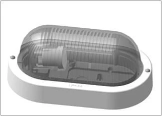 1005500599 "Farplast" Oval NBO 23-60-005 IP44 body white GI Luminaire