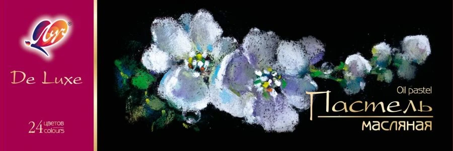 Oil pastel "Lux" 24 colours.