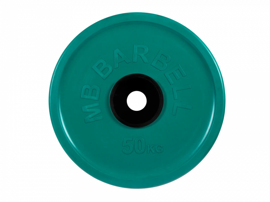 MB-PltCE-50 Rubber disc "Euro-Classic", green, 51 mm, 50 kg