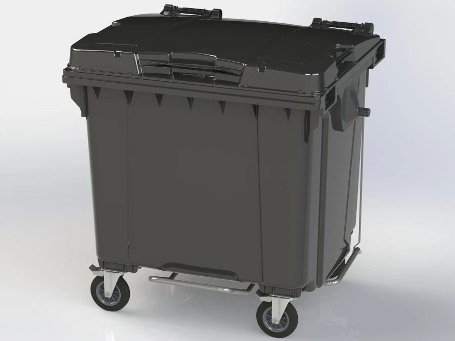 Mobile waste bin 1100l Art.22.C21 (20.800.98.PE; 21.050.98.PE)