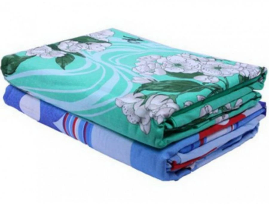 Blanket of synthetic fabrics