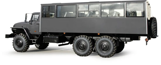 SPTS Ural 3255-61 with "4320" type cab (Equipment options: YaMZ: 236, 238, 239, 1205 and their complete sets; clutches YaMZ: 182
