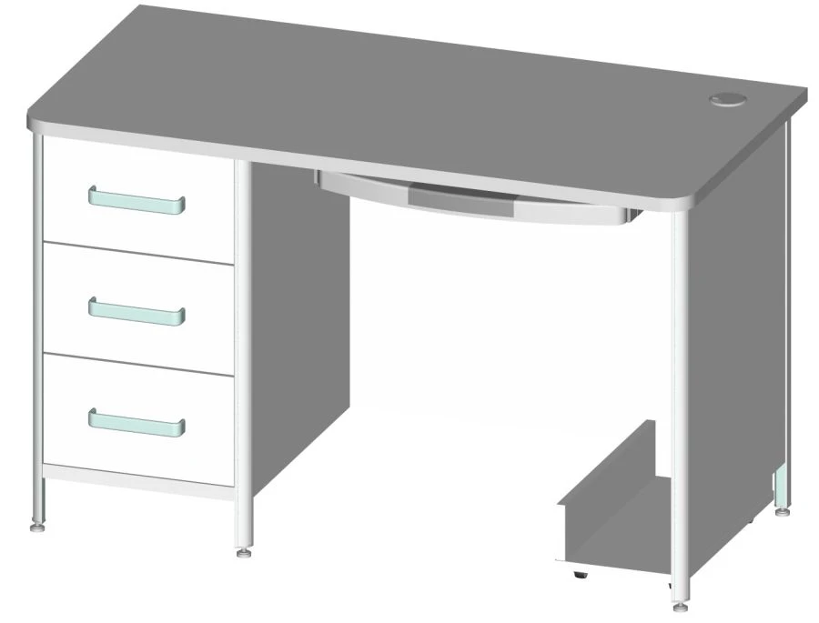 Laboratory doctor's table SM-1K "Labromed-3" from laboratory tables "LABROMED-3" according to TU 9452-010-13305037-2008