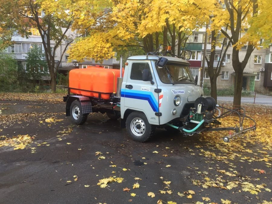 Multifunctional combined machine MKM-1904-12 "Cleaner" with mounted equipment