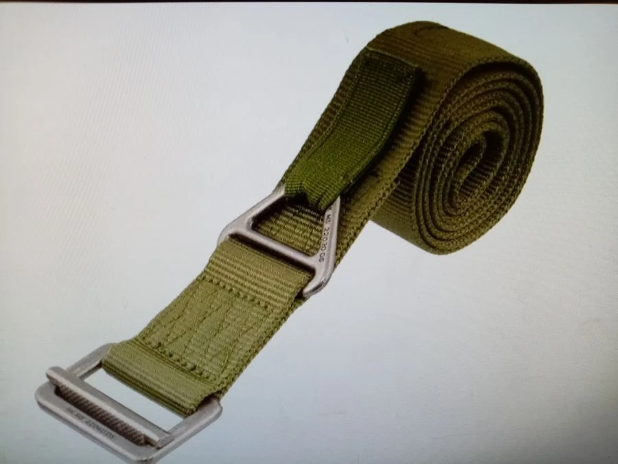 PC belt with carabiner and cushion