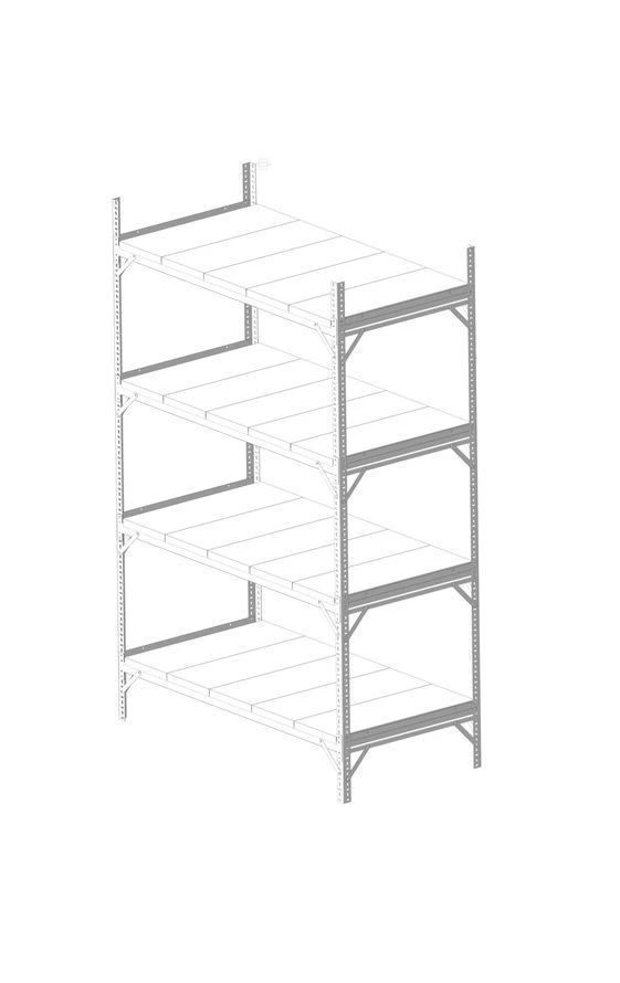 Shelving unit ST-300 2500*1525*610 (metal decking)