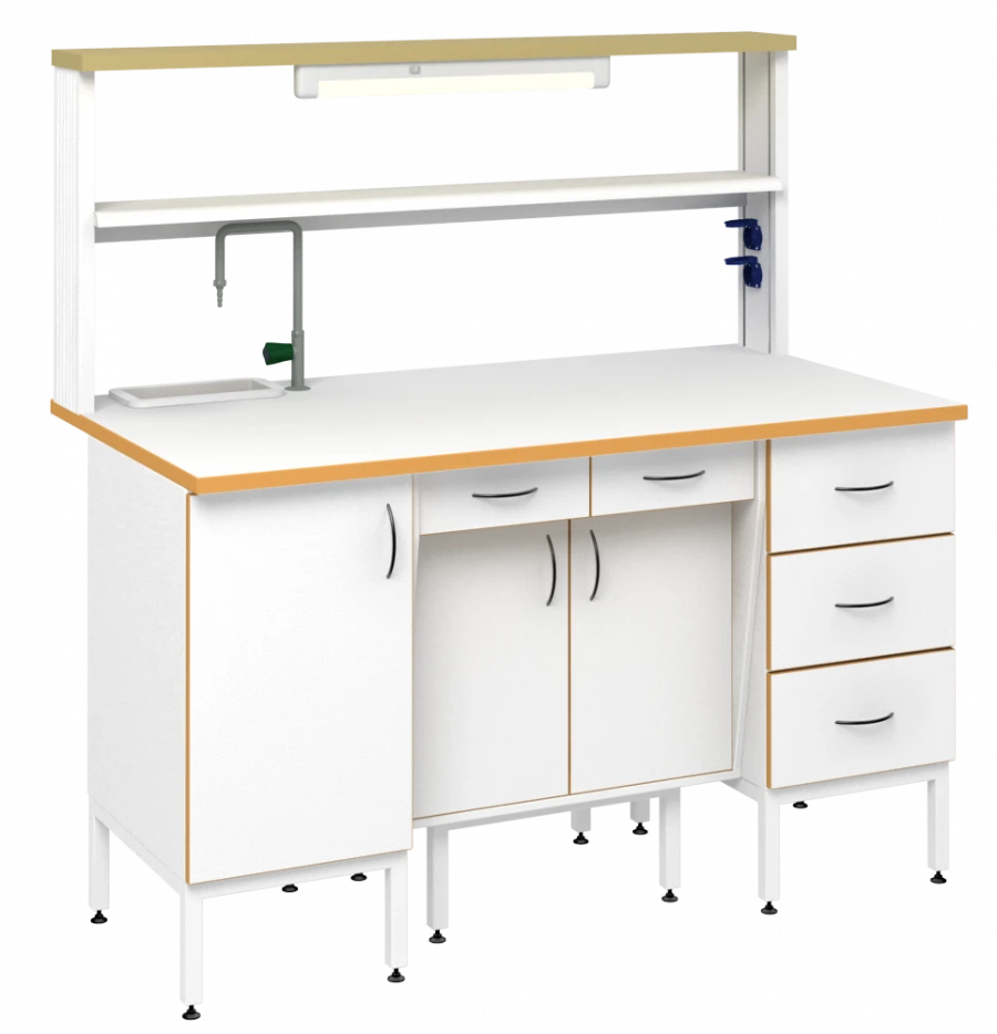 Chemical wall-mounted table 1500 PCLT