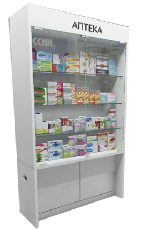 Pharmacy cabinet cabinet cabinet narrow "900", mark "SPEKTR LLC".