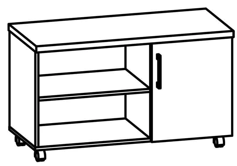Office equipment cabinet 8615 "Galant" series