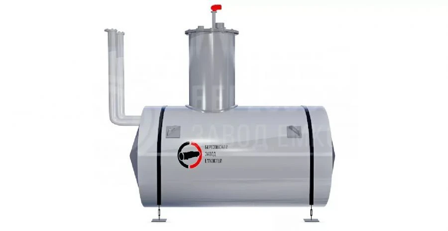 Horizontal steel underground double-walled tank 30 m3 type RGSPD-30