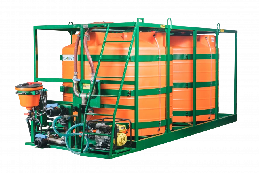 Mobile mortar unit "Cassette 6000x2S2"