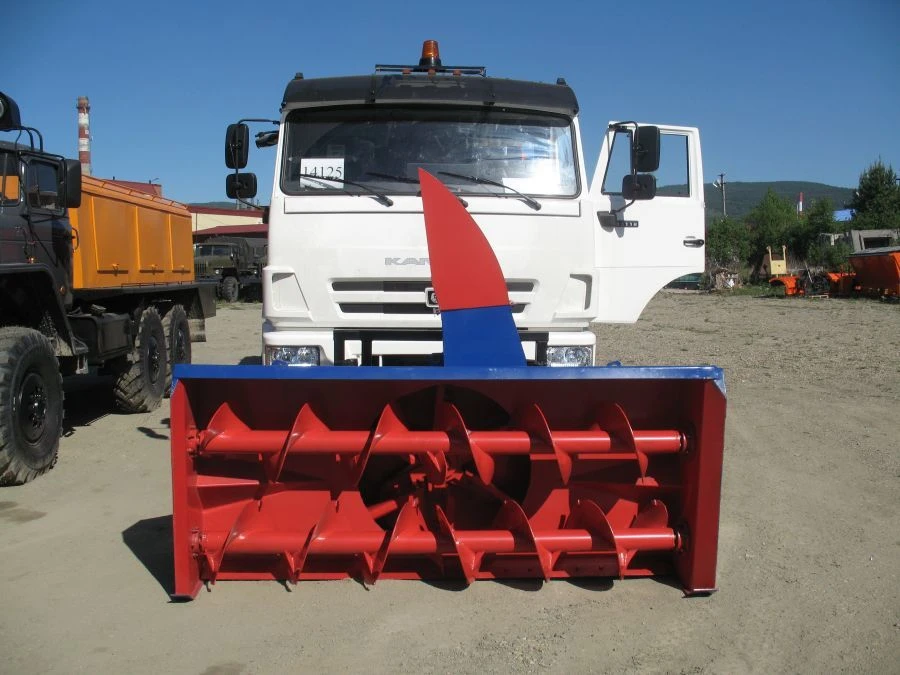 Auger-rotor snow plough SSR model 6843S2 on Ural chassis 43206-6151-71; 43206-4551-79; 43206-4151-79; 43206-1151-61, 43206-11.