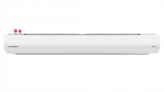 Stationary electric heat curtain with water heat exchanger, "KALASHNIKOV" trade mark, model KVC-D10W20-11 (modification).
