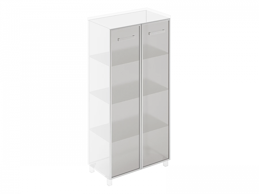 Diplomat series: glass doors in profile (set of 2 pcs.) 009