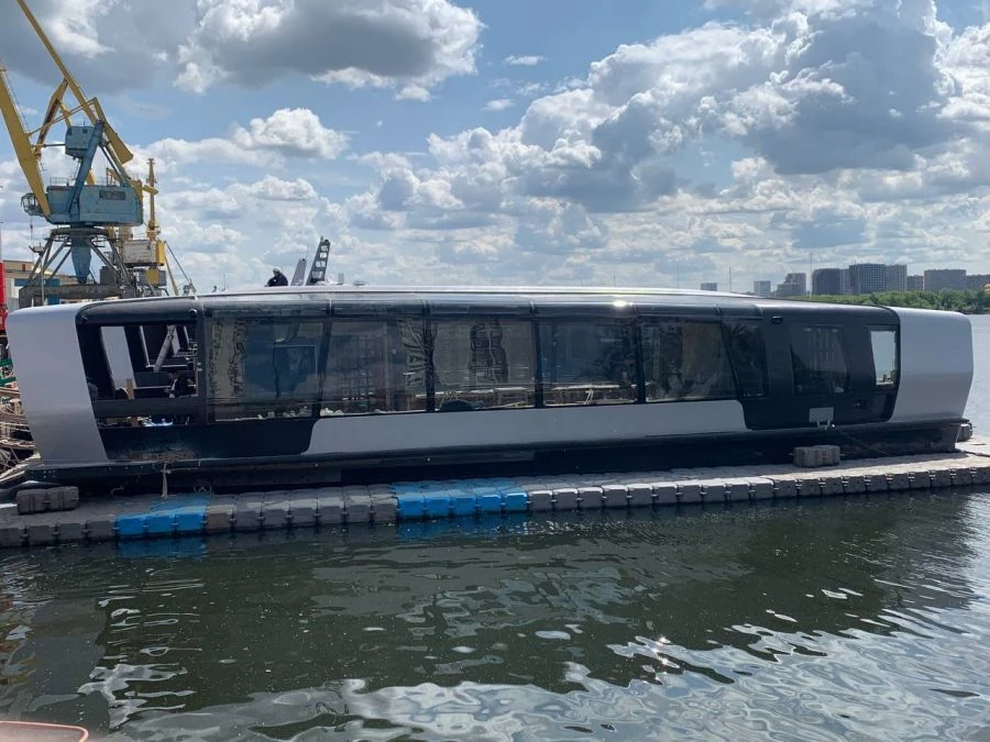 Passenger vessel "Ecobas-Stab" of class ?P1,2 (ice 20) A of CIE (AB) of project TFRP.402 under construction number No.402001