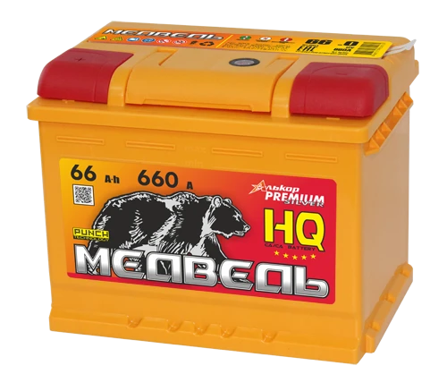 Lead battery for starting piston engines 6ST-66VLA "Bear"