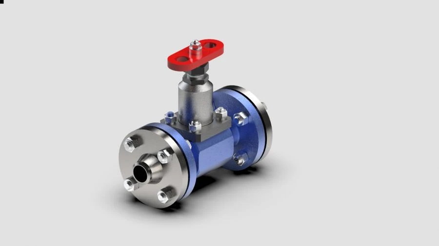 Steel wedge gate valves of ZKS type