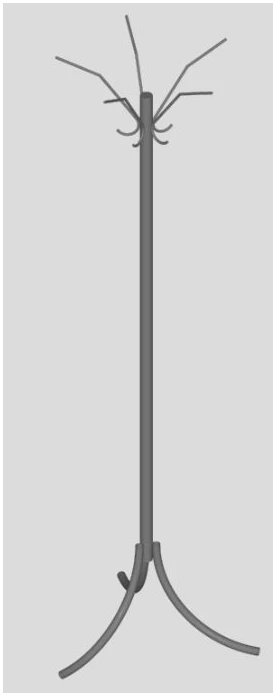 Clothes rack Art.U.10.01