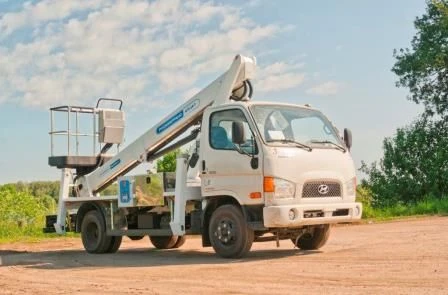 AGP-14T HYUNDAI-78 autohydro lift 14M 200/250KG 8.4M