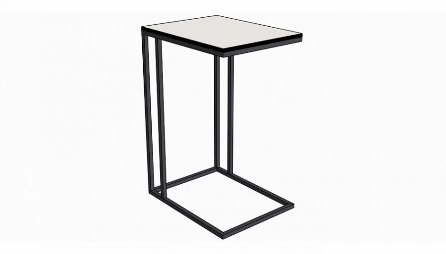 Bedside table on metal base
