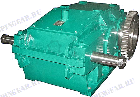 Horizontal cylindrical reducer Ts2-300Sh