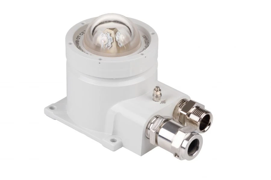 Explosion-proof fire light sirens ExopPS-1B, ExopPS-1B-R, ExopPS-1B-PM, ExopPS-1B-PMR, ExopPS-1B-220, ExopPS-1B-R-2.