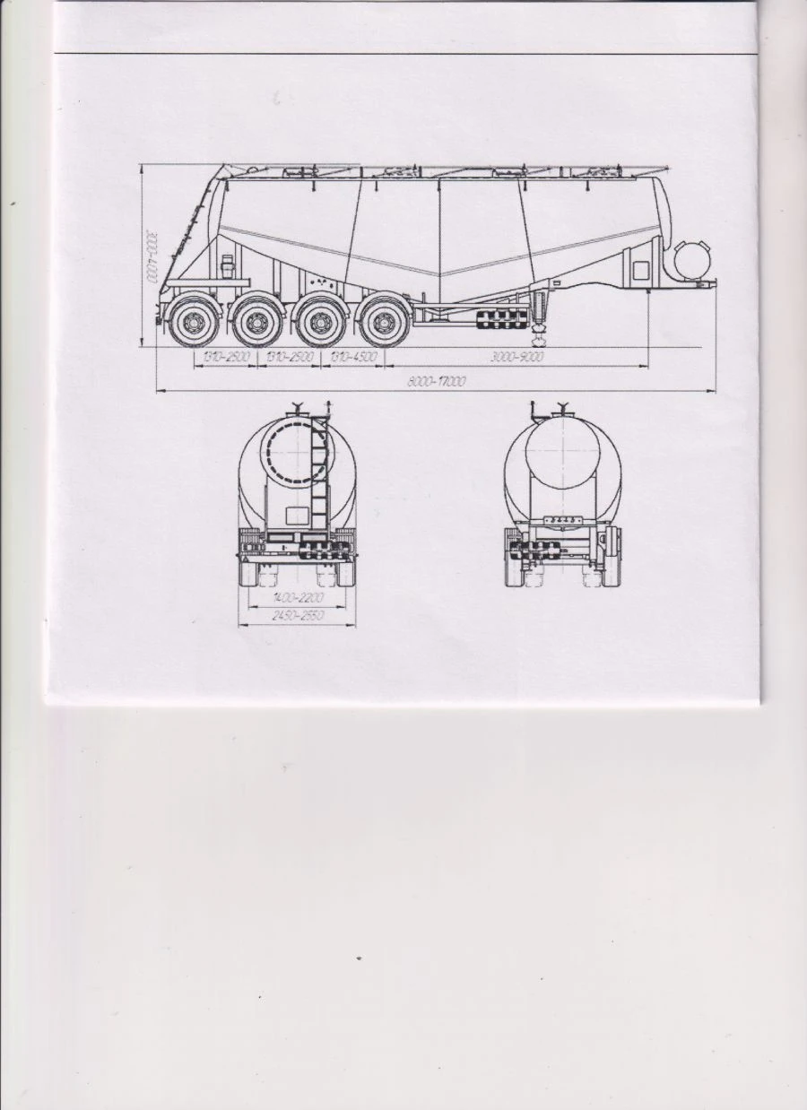 Semi-trailer-slurry tanker CV-4