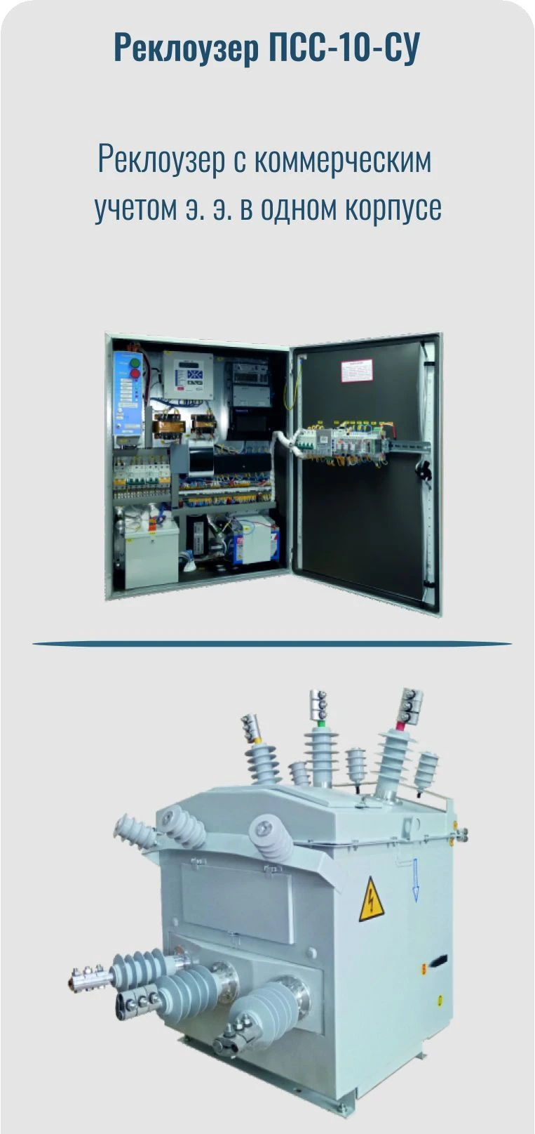 Sectionalisation and power metering point PSS-10(-SU)