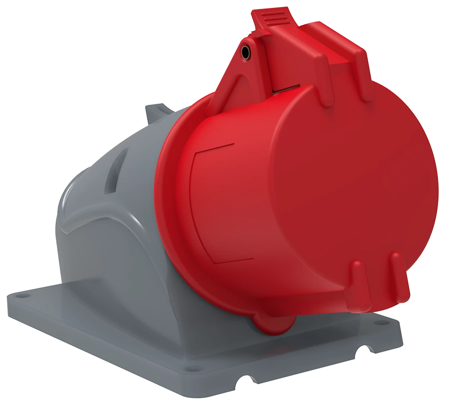 PSN12-032-4 Stationary socket SSI-124 32A-6h/380-415V 3P+RE IP44 MAGNUM IEC IEC