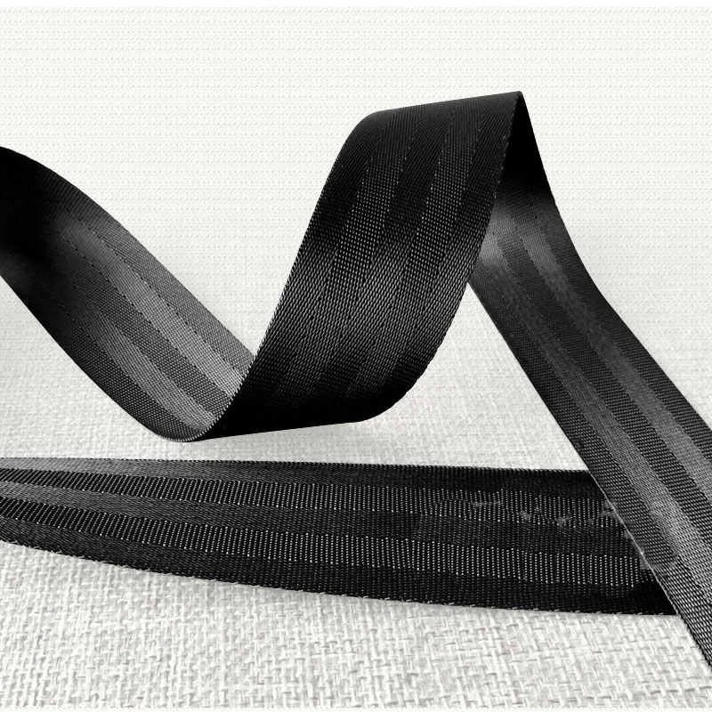 Polyester belt tape for motor vehicles seat belts