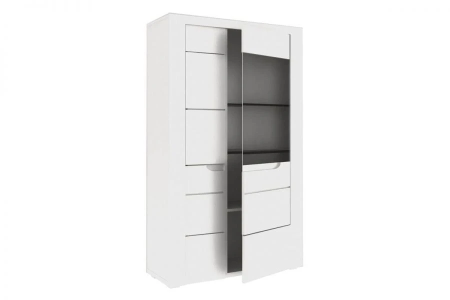 Bella LD.653040.000 Small cupboard (White gloss with tinted glass, ESTA)