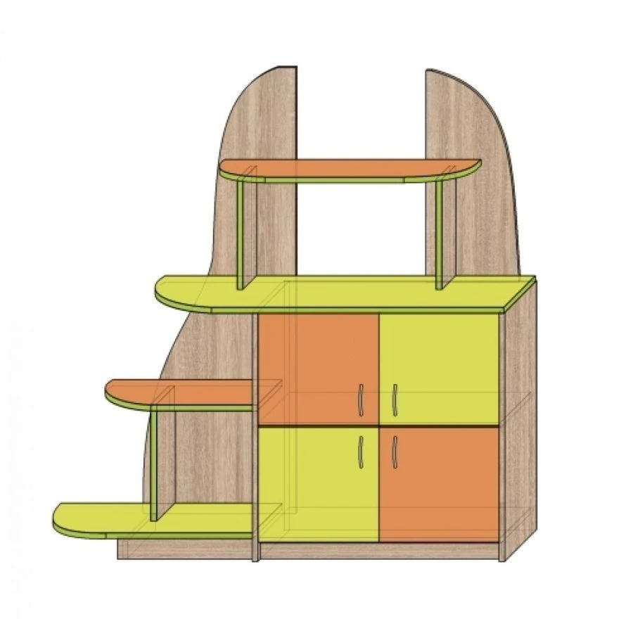 Cabinet for wildlife corner