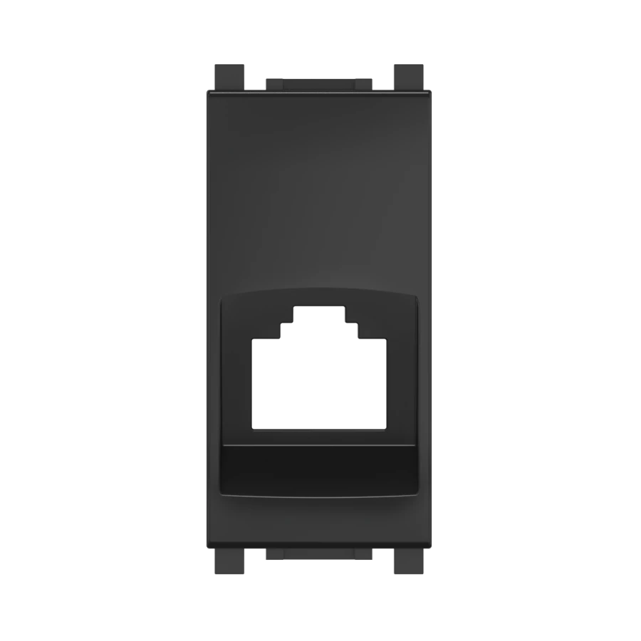 CADUCEUS ALING Experience Adapter for Keystone RJ12/RJ45, 1M, black (soft touch), item no. 74201.S. 74201.?1