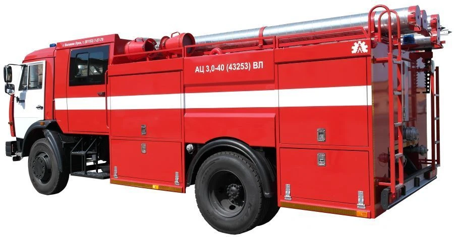 Fire tanker truck ?? 3,0-40 (43253) VL on chassis KAMAZ KAMAZ-018/2011/TRCU-2axle-102, modifications 43253-G5